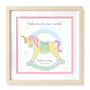 Unicorn Customized framed art prints