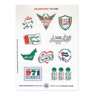 Celebrating the UAE Sticker Sheet