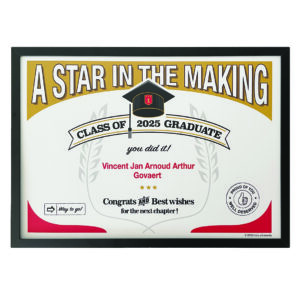 Graduation Certificate Wall Print